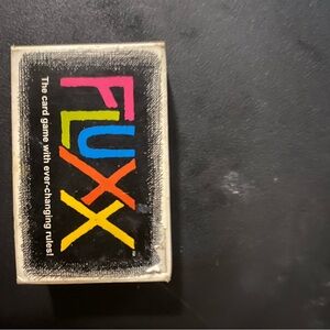 Fluxx Card Game with Colorful Logo